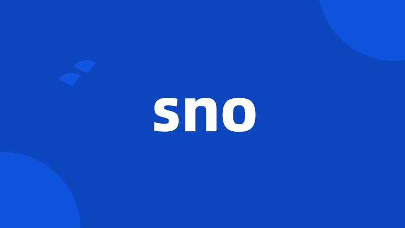 sno