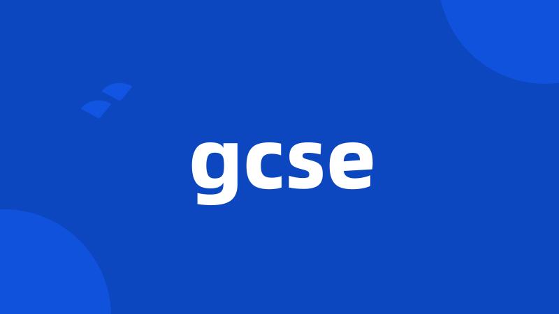 gcse