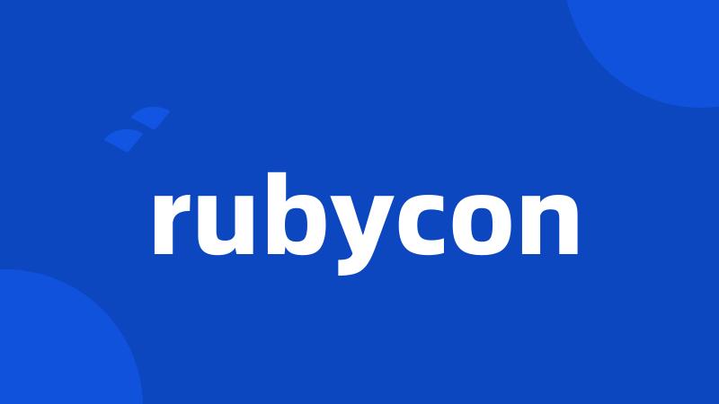 rubycon