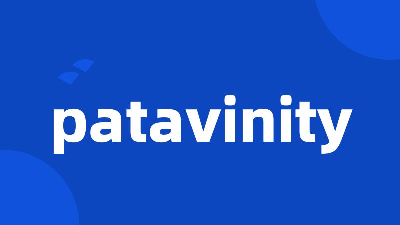 patavinity