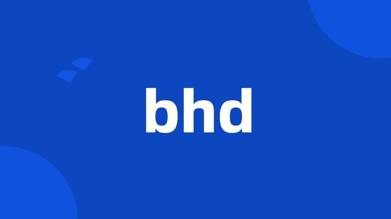 bhd