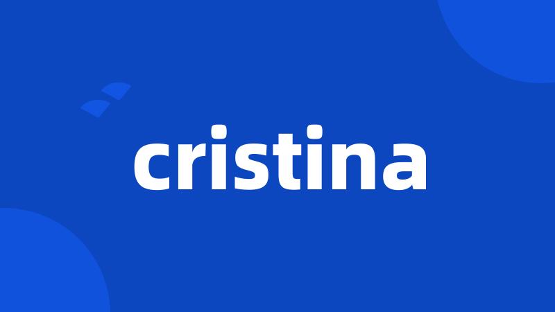 cristina