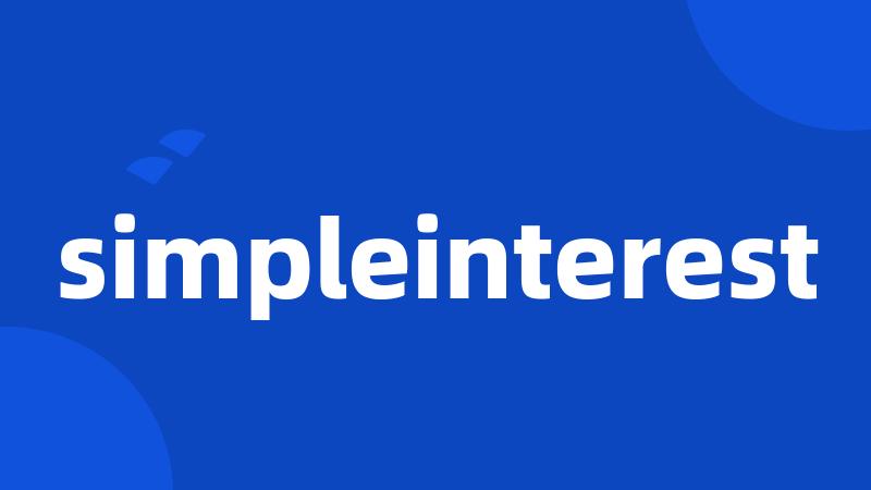 simpleinterest