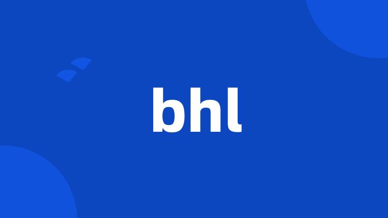 bhl