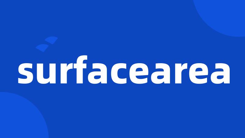 surfacearea