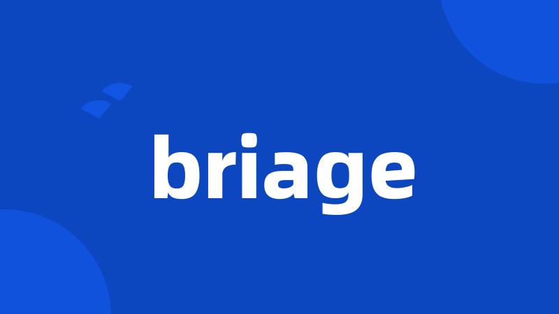 briage