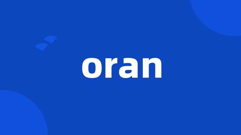 oran