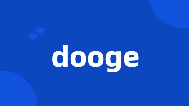 dooge