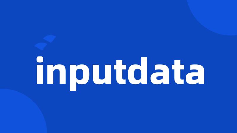 inputdata