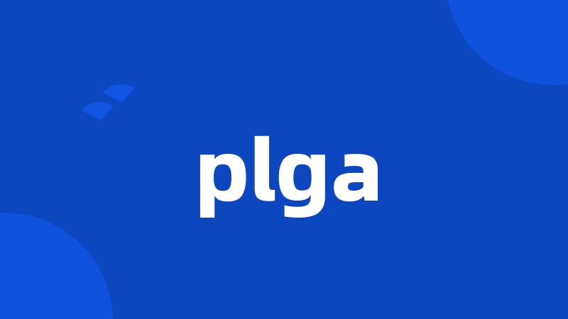 plga