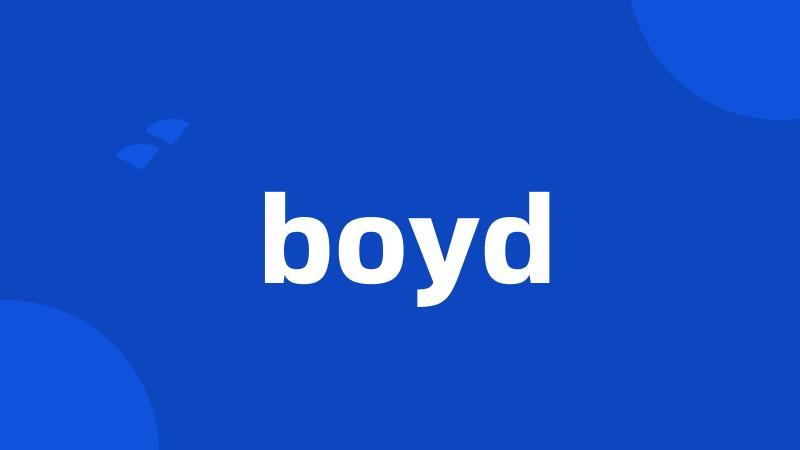 boyd