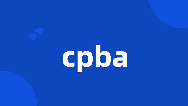 cpba