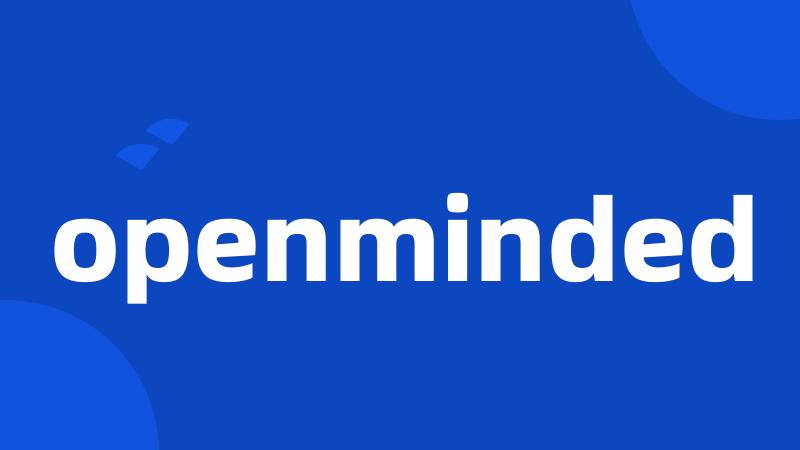 openminded