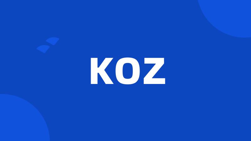 KOZ