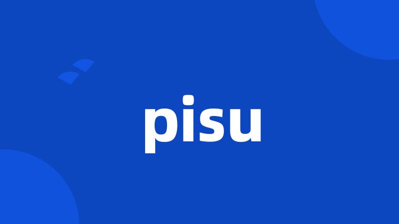 pisu