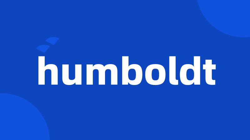 humboldt