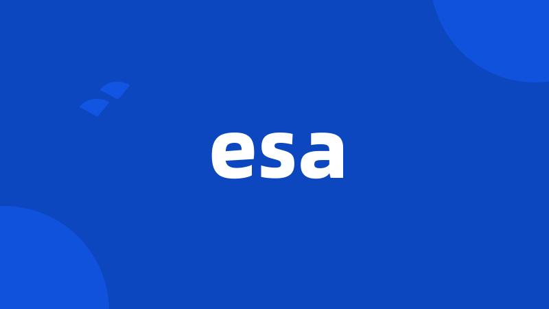 esa