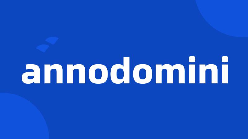 annodomini