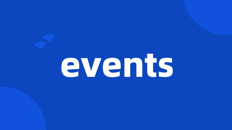 events