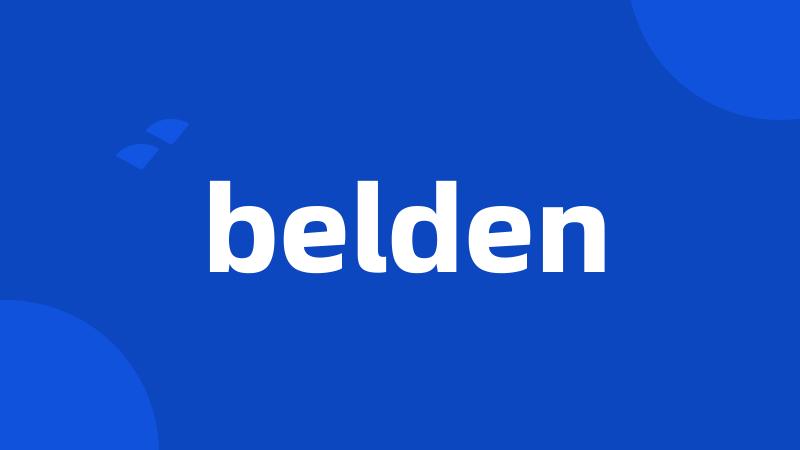 belden