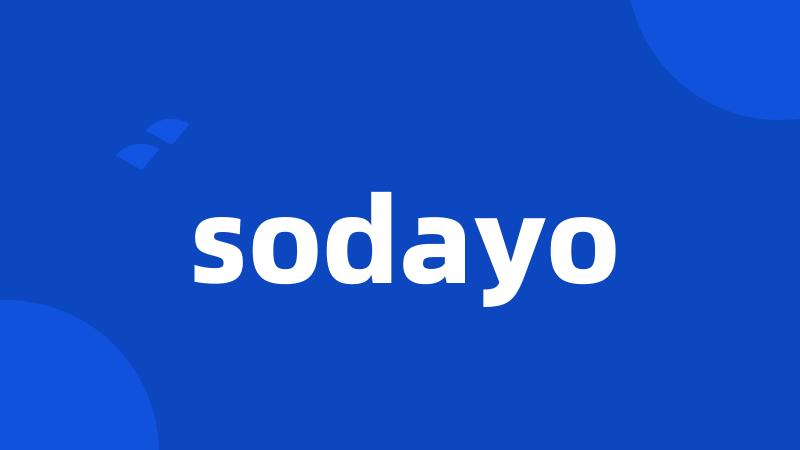 sodayo