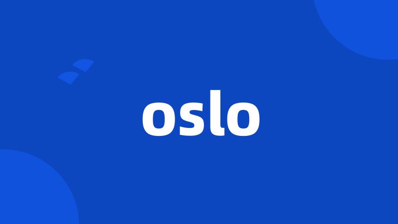 oslo