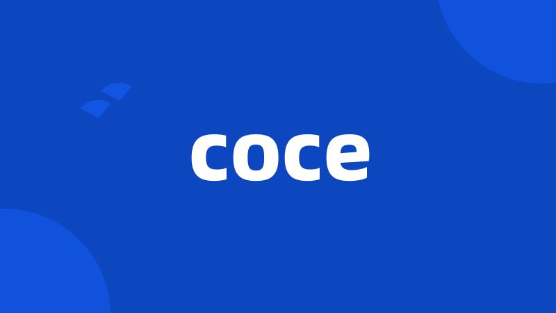 coce