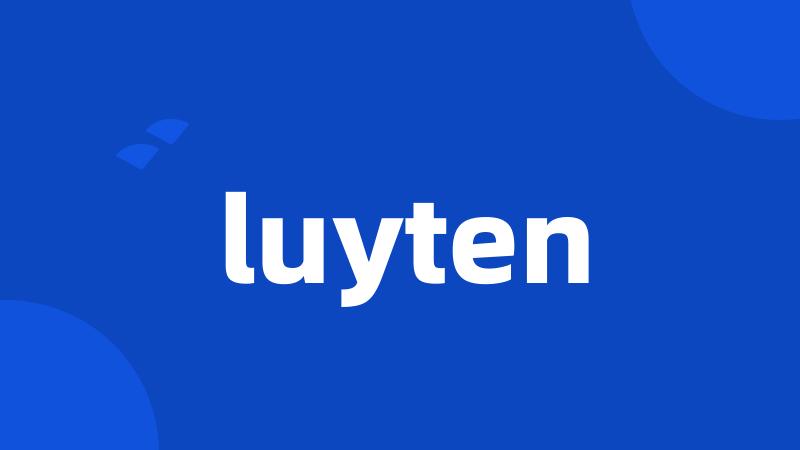 luyten