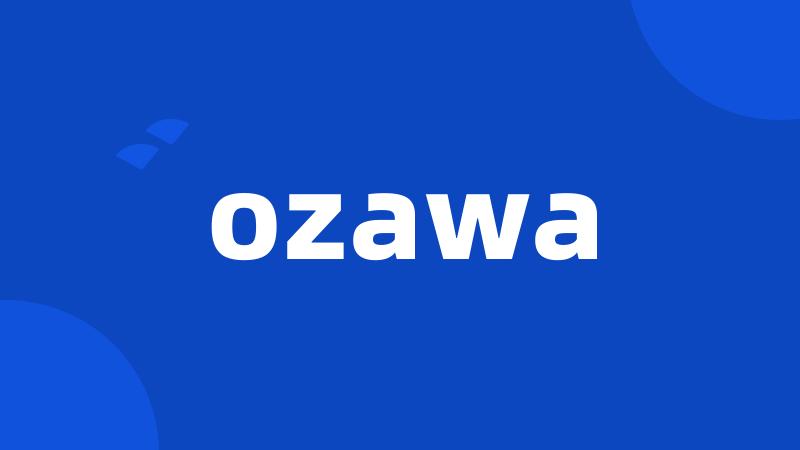 ozawa