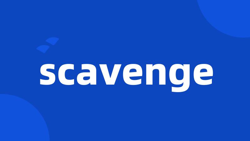 scavenge