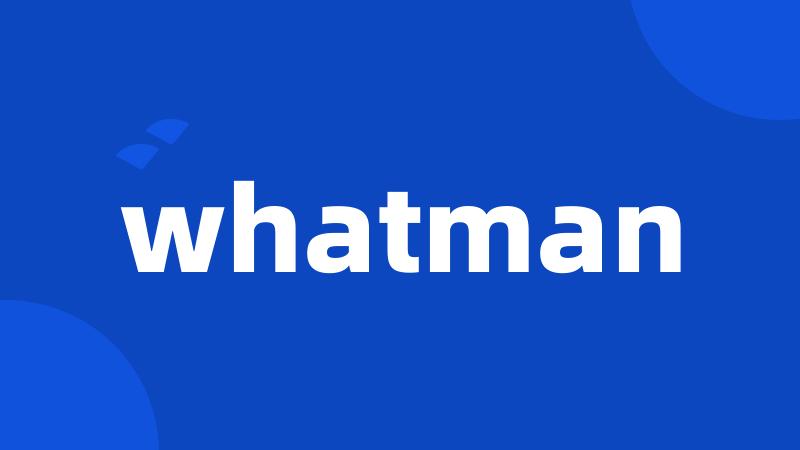 whatman