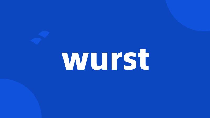 wurst