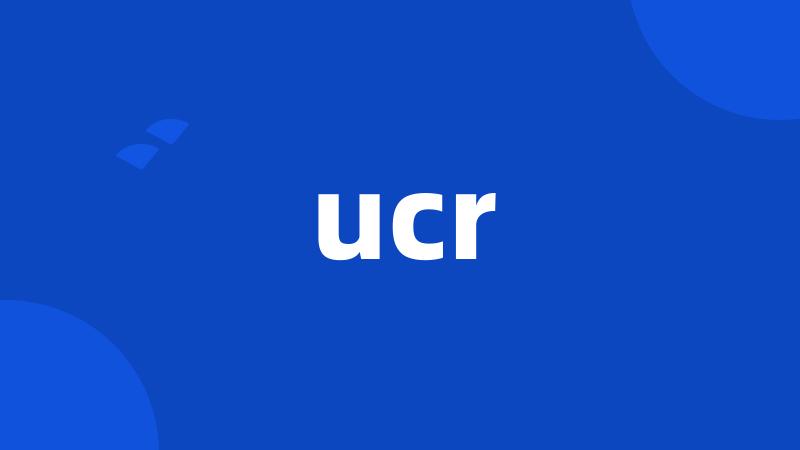 ucr