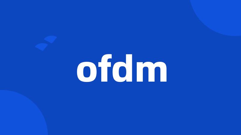 ofdm