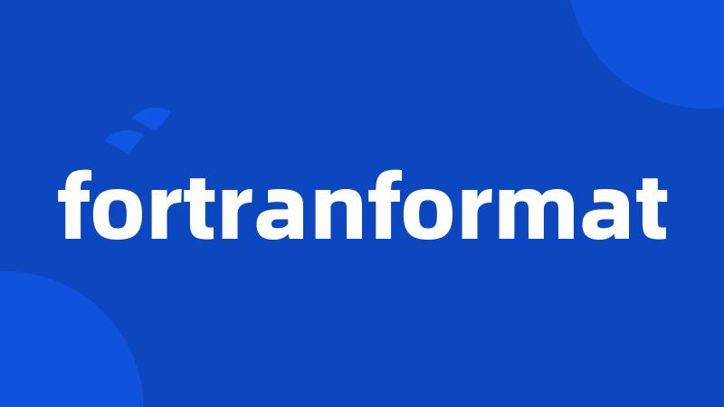 fortranformat