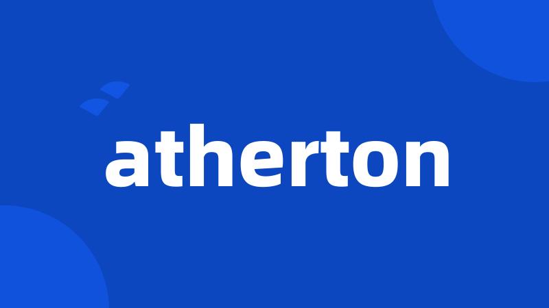 atherton