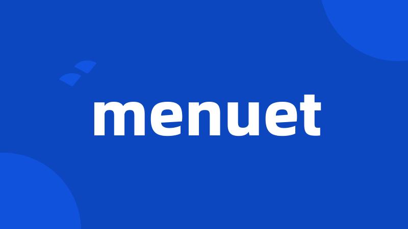 menuet