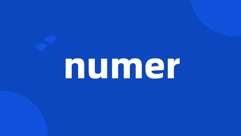 numer