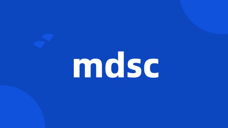 mdsc