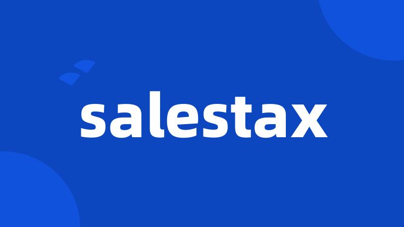 salestax