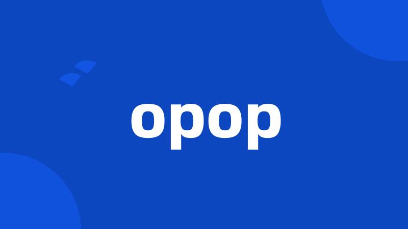 opop