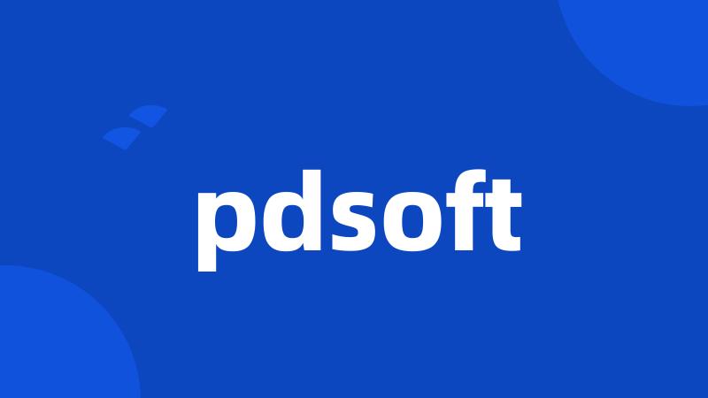 pdsoft