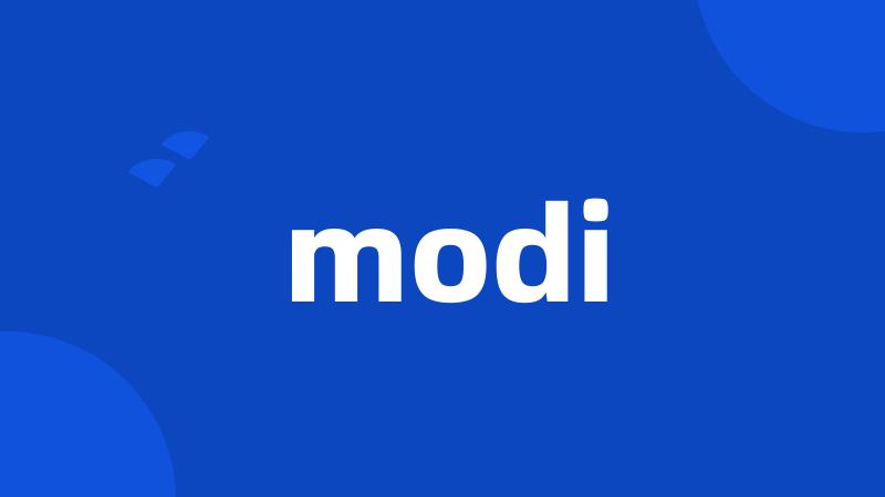 modi