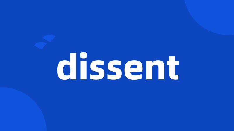 dissent