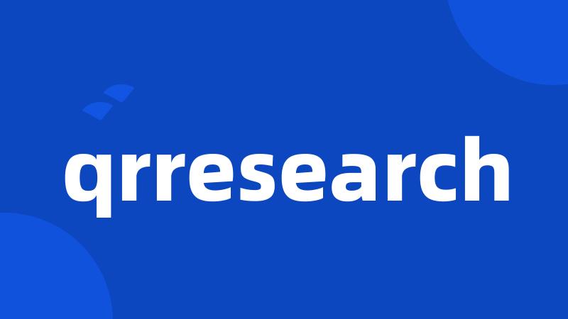 qrresearch