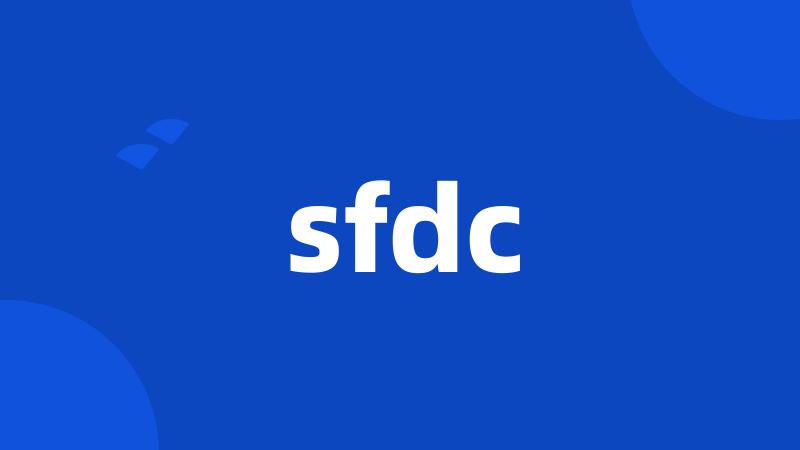 sfdc