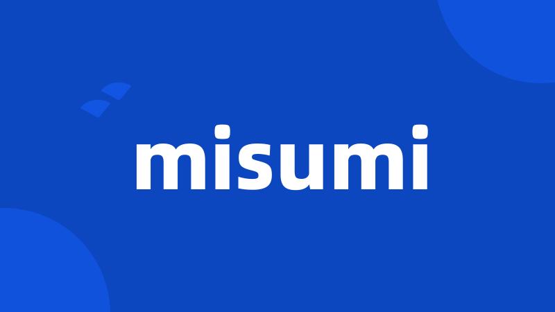 misumi