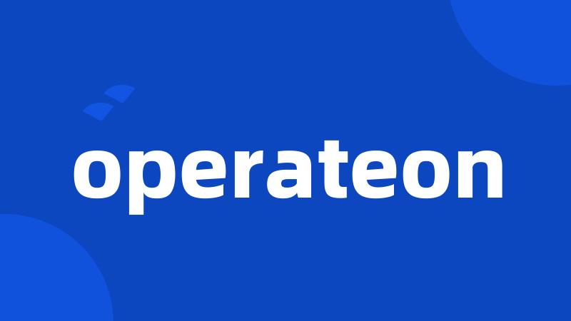 operateon