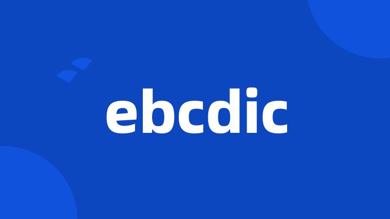 ebcdic