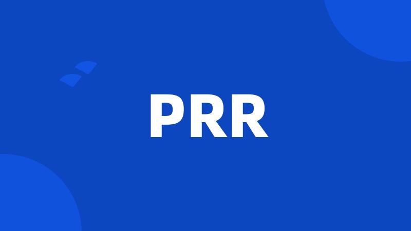 PRR